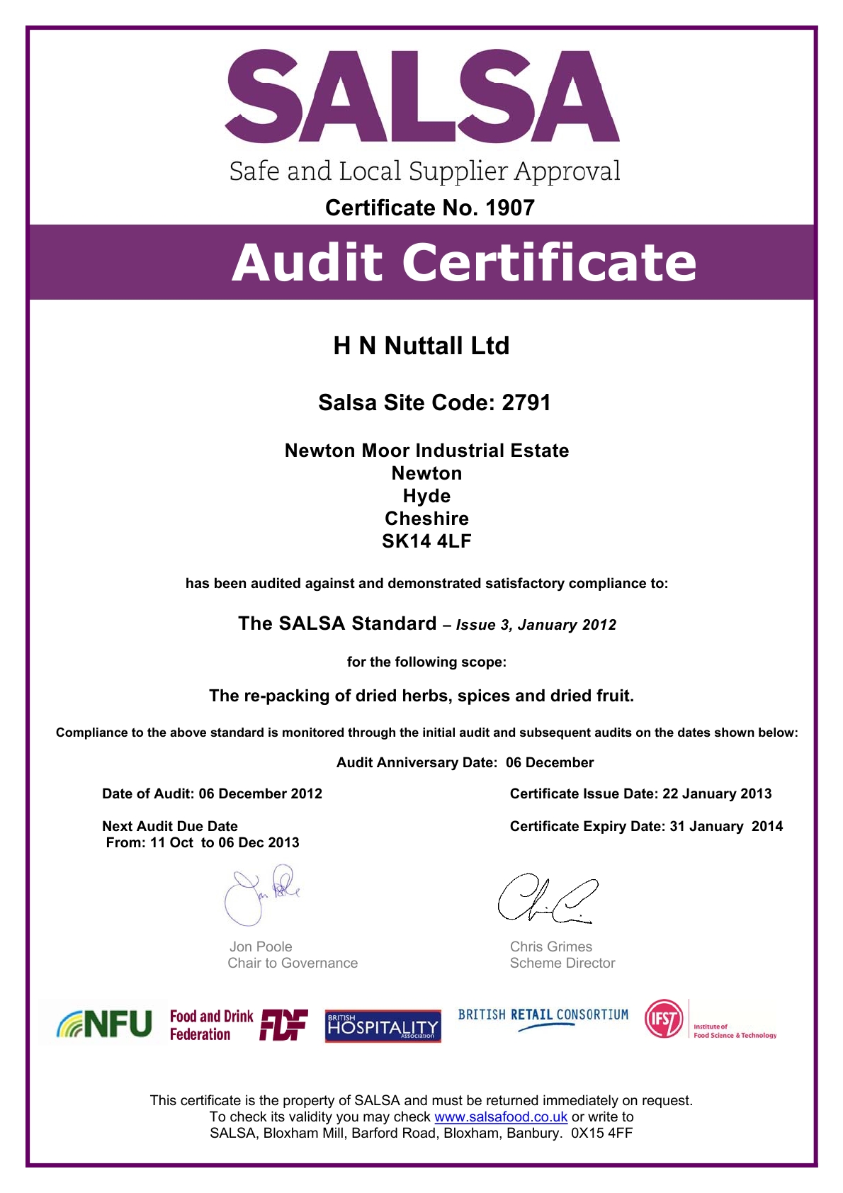 H N Nuttall Ltd